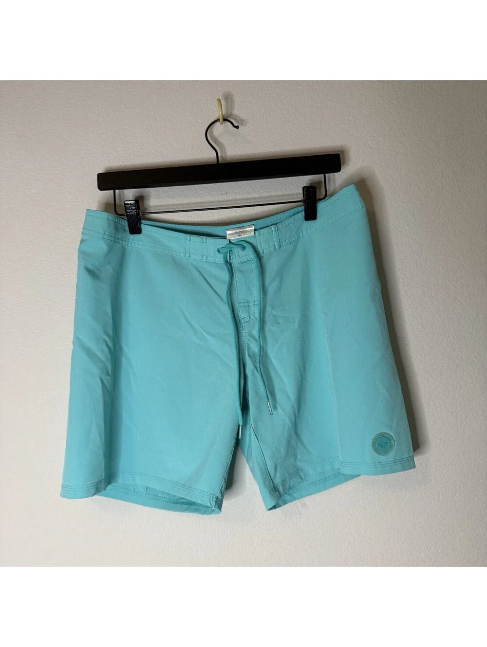 Roxy Women’s Board Shorts Aqua Blue Swim Surf Size L/G 34 Waist